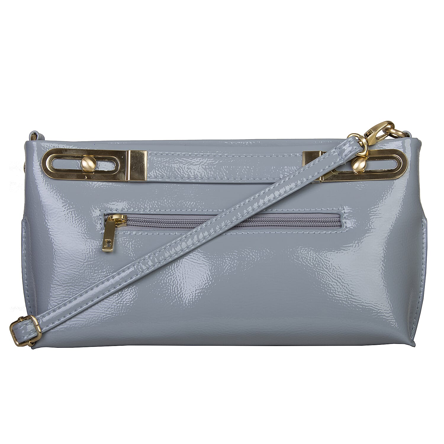 Bulaggi Collection - Polly Clutch Bag with Adjustable Shoulder Strap in Light Grey