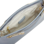 Bulaggi Collection - Polly Clutch Bag with Adjustable Shoulder Strap in Light Grey