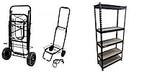 Bundle of 5 Tier Boltless Shelving and 30KG Heavy Dut Trolley