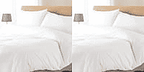 Bundle of Bamboo Duvet Cover and Bamboo Pillowcase Pairs (Double Size)