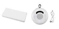 Bundle of Bluetooth Speaker with Light and 12000 mAH Power Bank
