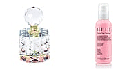 Bundle of Octagonal Carved Crystal Refillable Bottle and Geo Hair Oil