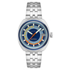 CADOLA  Giulia Automatic Movement with 3 Hands Date Blue Dial 5ATM Water Resistant Mens Watch with Stainless Steel Bracelet