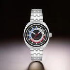 CADOLA Giulia Automatic Movement with 3 Hands Date Grey Dial 5ATM Water Resistant Mens Watch with Stainless Steel Bracelet