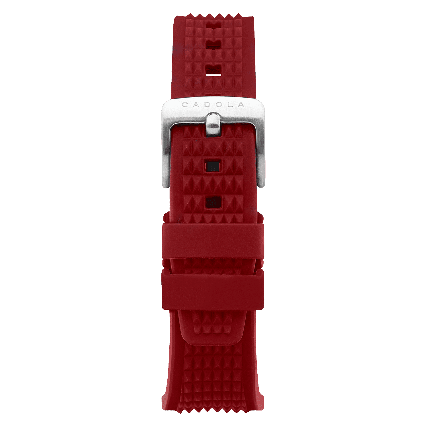 Exclusive Hour Offer - CADOLA Peterson Japanese Movement Black & Red Dial 10ATM Water Resistant Watch with Stainless Steel Chain Strap Complimentory Nusound Earbud