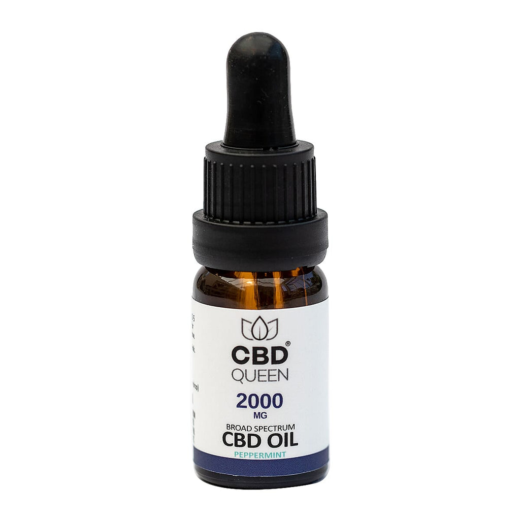 CBD Queen 2000mg Broad Oil (Peppermint) with 50ml 2% Muscle and Joint Balm