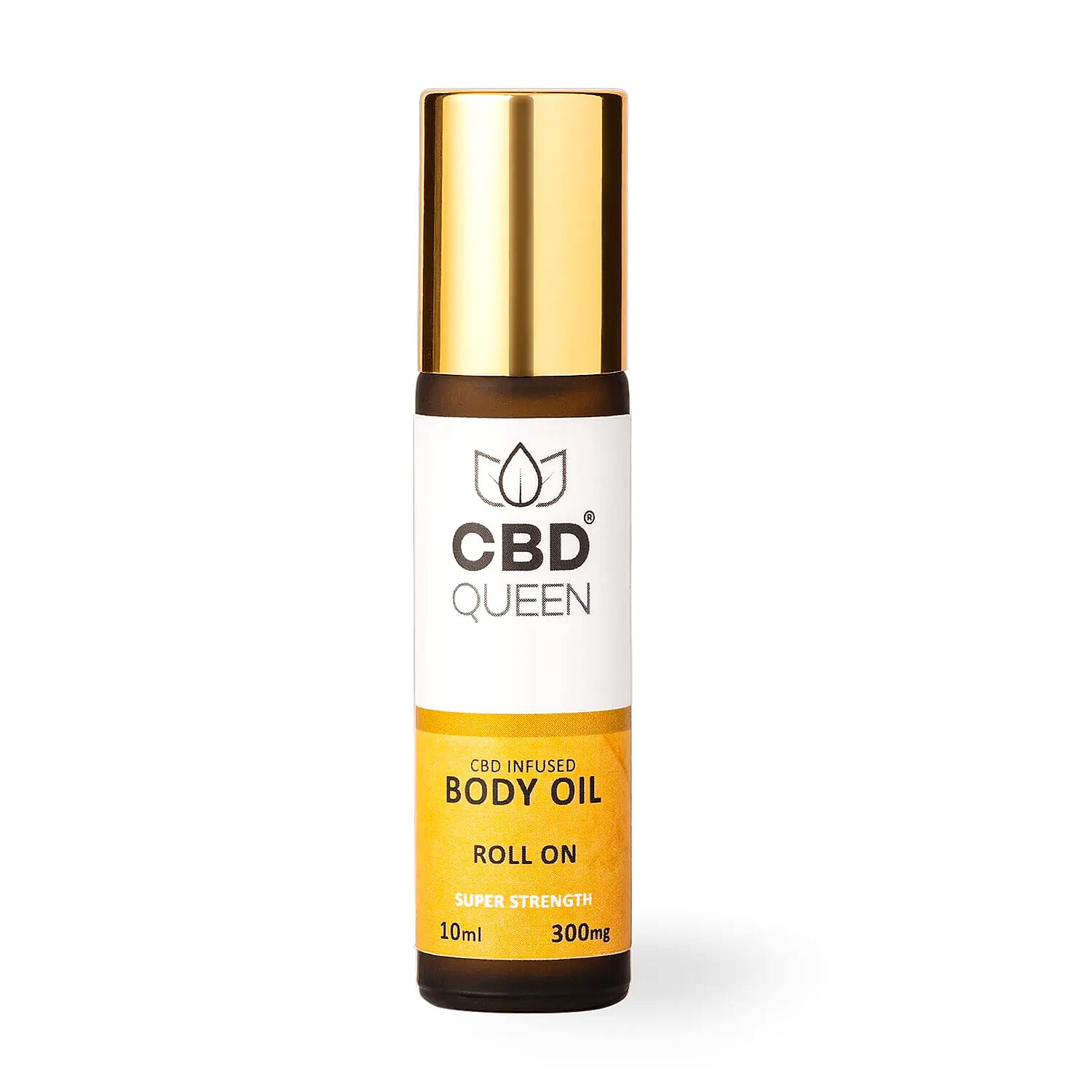 CBD Queen- CBD Infused Body Oil 300MG Roll On Super Strength - 10ml