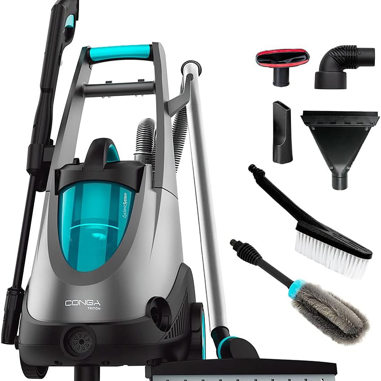 CECOTEC Conga Triton 5000 Ultra Clean & Car Vacuum Cleaner - Grey