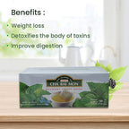 CHA BAI MON - Ground Mulberry Leaves Tea in Sachets (100 Sachets)