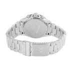 CHRISTOPH DUCHAMP Grand Mont White Dial Watch with Silver Colour Chain Strap