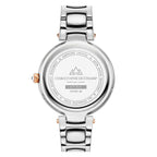 CHRISTOPHE DUCHAMP Swiss Quartz Movement Green Dial Ladies Watch with Silver Colour Stainless Steel Strap