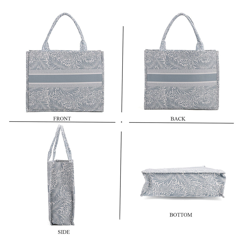 Closeout Offer - The Designer Inspired Tote Bag - Light Green