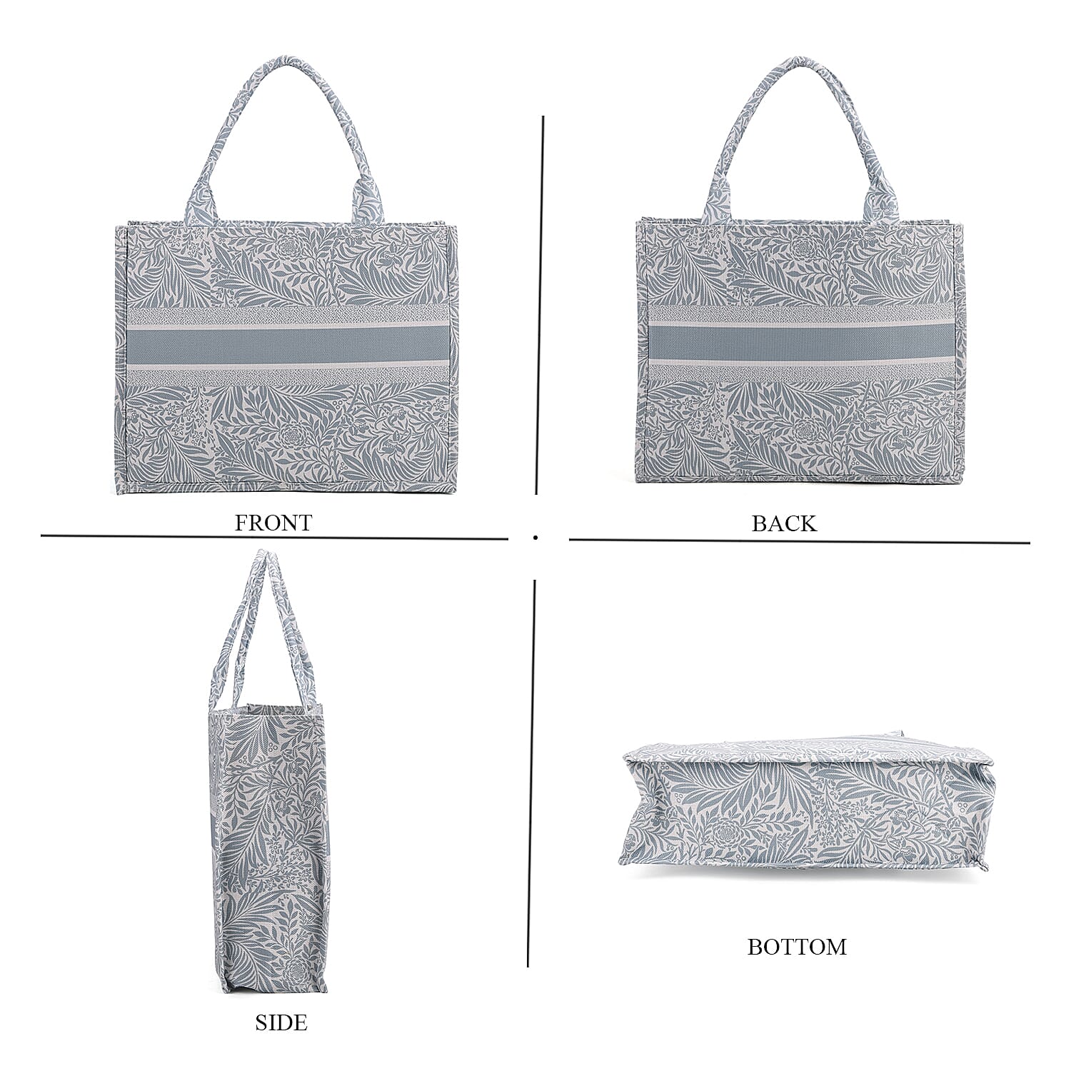 Closeout Offer - The Designer Inspired Tote Bag - Light Green