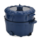 Bliss - Beyond Electric Hot Pot, Frying, Stewing, And Stir-Fry Functions, Adjustable Temperature (2.5 Liters) - Navy