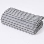 HUSH HAVEN Opulent High End Double Layer Rich Faux Fur Blanket 520 GSM (200 x 165 cm) -  Grey