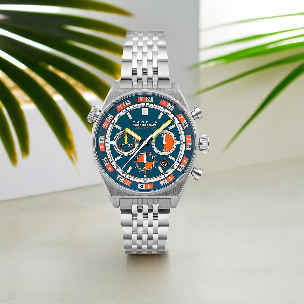 Automatic Mens Watch in Stainless Steel - Brown