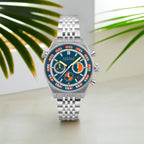 Automatic Mens Watch in Stainless Steel - Brown