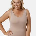 Bella Bodies Camyz Shaping Reversible Seamless Camisole (Size M) - Sand.