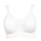 Cancer Research UK Front Fastening Full Coverage Wide Straps Comfort Bra (Size XXL) - White