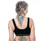 Cancer Research UK Front Fastening Full Coverage Wide Straps Comfort Bra (Size L) - Black