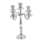 Candle Holder One Size- Silver & Silver