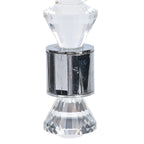 3 Arm Cone Shaped Candle Holder - Transparent