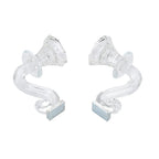 3 Arm Cone Shaped Candle Holder - Transparent