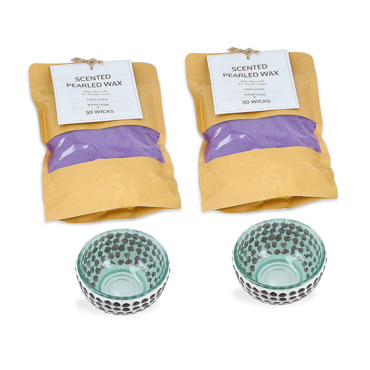 Candle Making Kit - 100% Plant-Based Pearled Wax