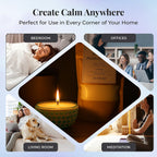 Candle Making Kit - 100% Plant-Based Pearled Wax, 30 Wicks, 2 Mosaic Bowls & Jasmine Fragrance