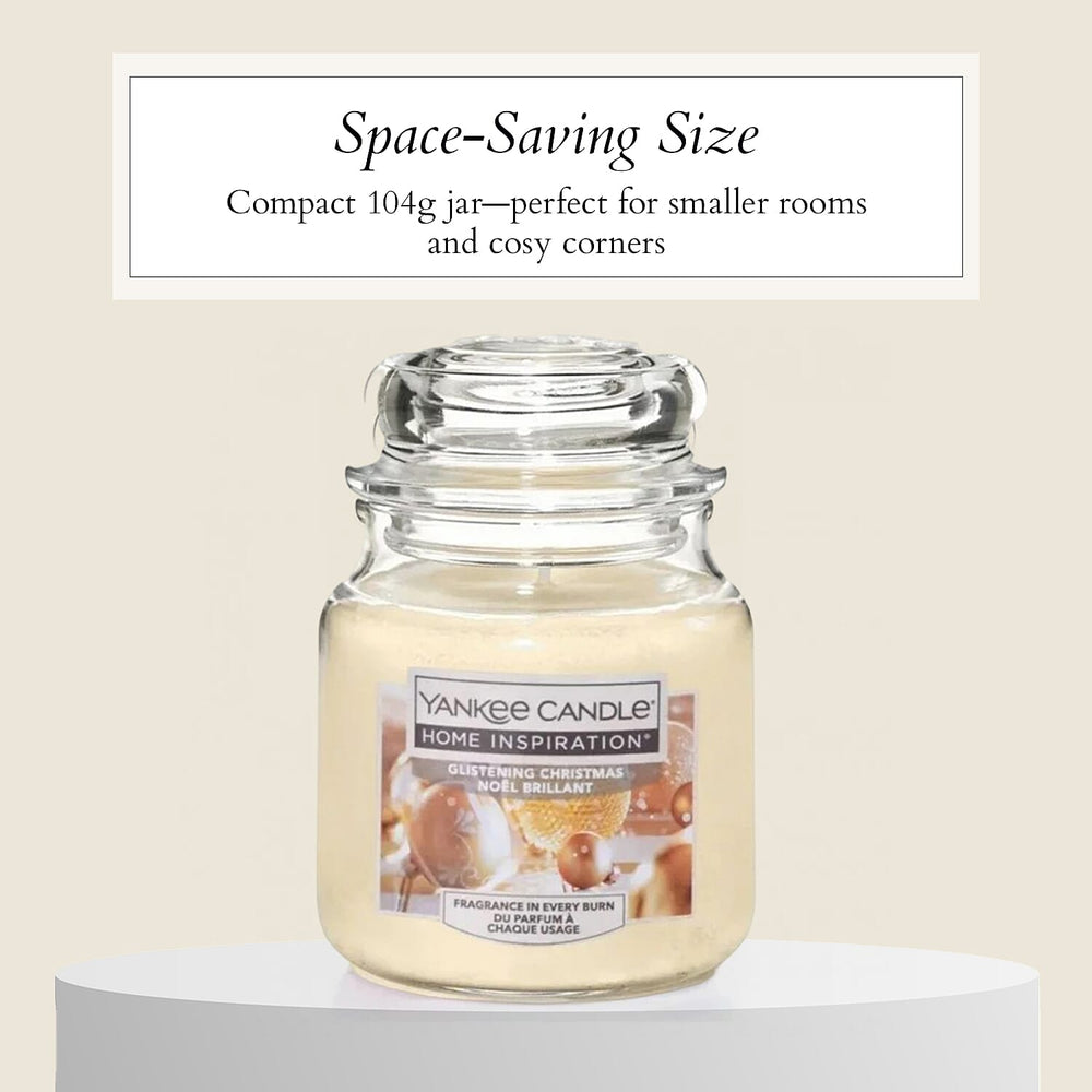 One Time closeout- Yankee Home Inspiration Candle 104g - Glistening Christmas