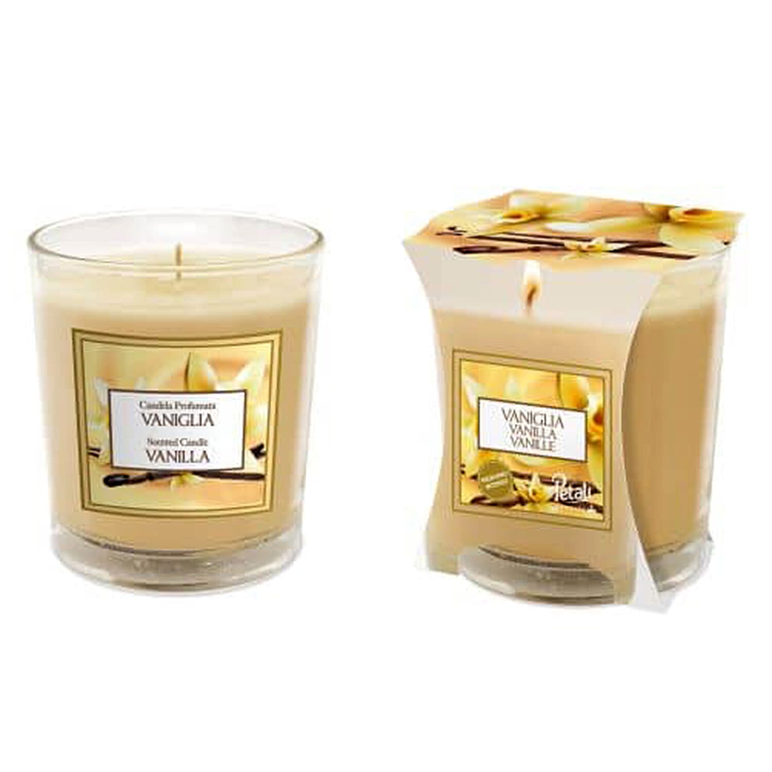 Prices Candles - Petali Vanilla Medium Candle Jar With 45 Hour Burn Time