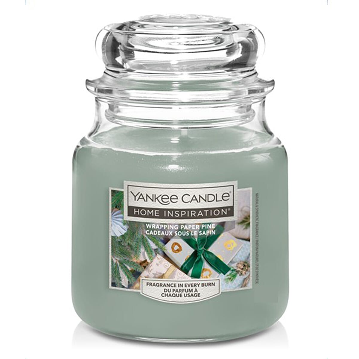 One Time Closeout- Yankee Home Inspiration Candle 104g  - Wrapping Paper Pine