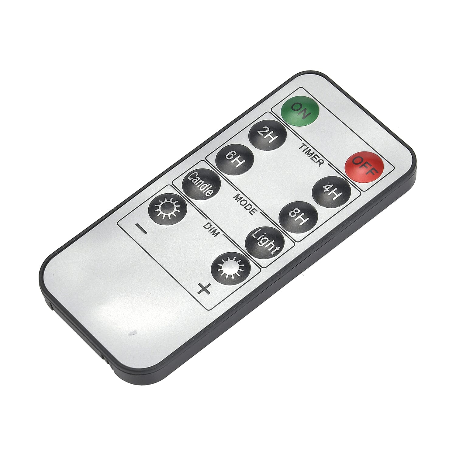 Set of 3 LED Candle with Remote (2AA Battery not inc.) - Red