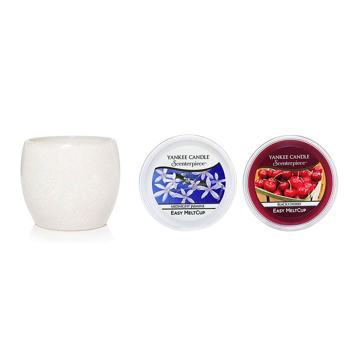 Yankee Candle SCENTERPIECE Melt Cup with Midnight Jasmine & Black Cherry