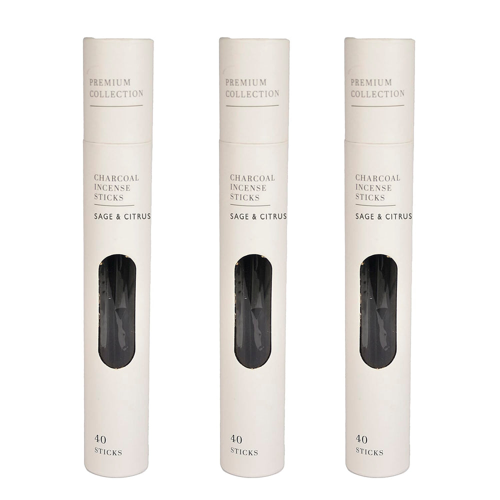 Set of 3 Incense Sticks 40 each - Sage & Citrus