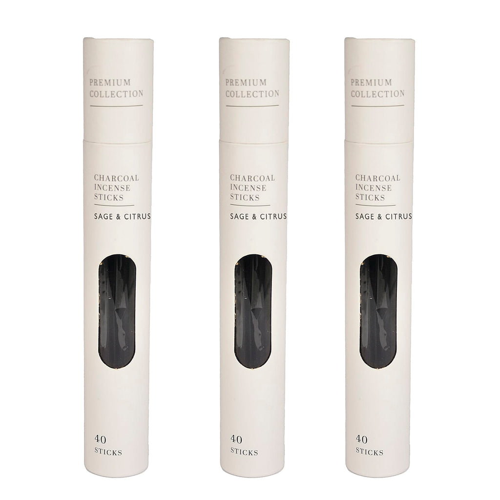 Set of 3 Incense Sticks 40 each - Sage & Citrus