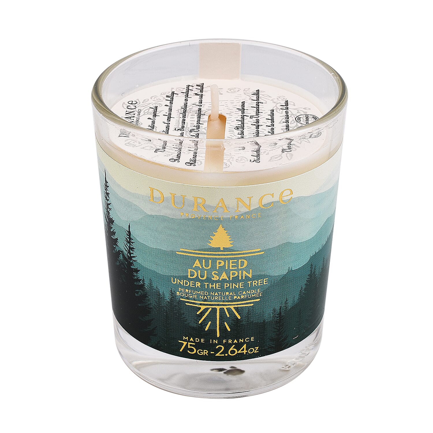 Set of 3 - DURANCE Candle Boxes (Pine Tree, Raspberry of the Woods and Enchanted Flower) - 3x75g