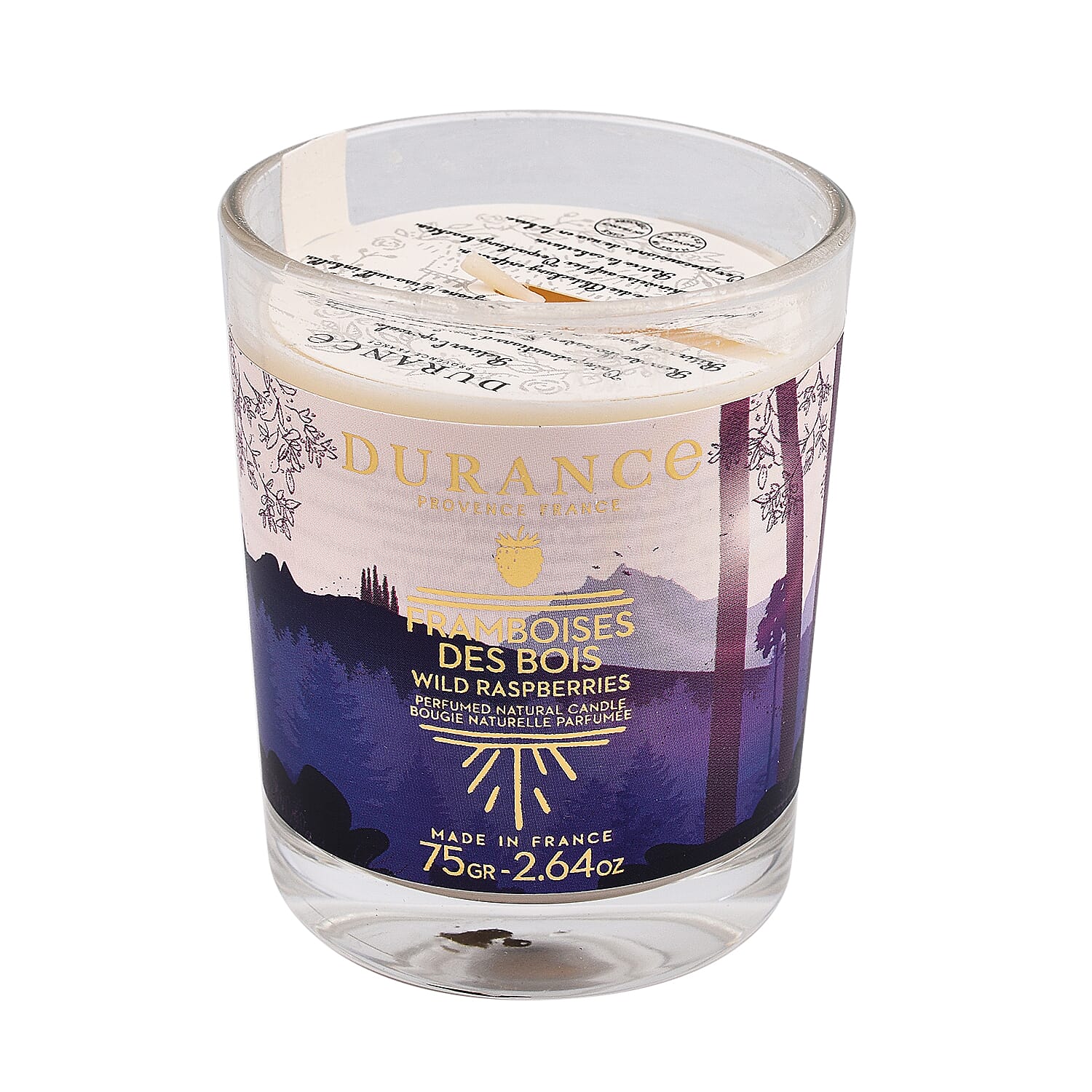 Set of 3 - DURANCE Candle Boxes (Pine Tree, Raspberry of the Woods and Enchanted Flower) - 3x75g