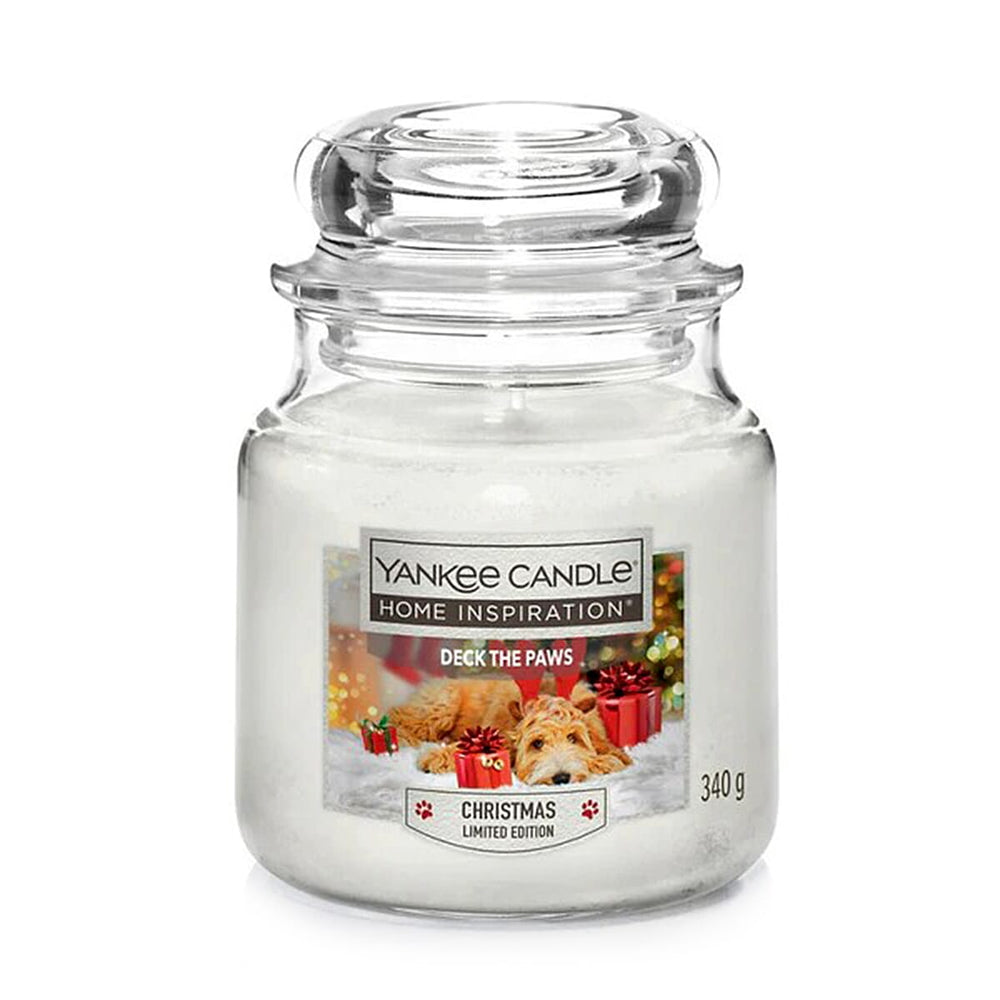 Yankee Candle Home Inspiration Deck the Paws Medium Jar (340g)