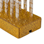 LED Candle Set (Size 33x7x32 cm) - Gold