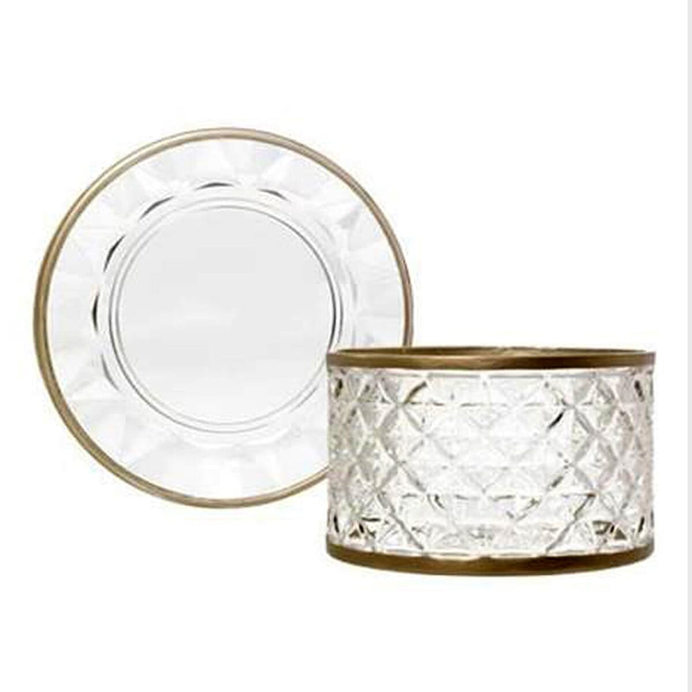 YC Langham Glass Large Shade and Tray