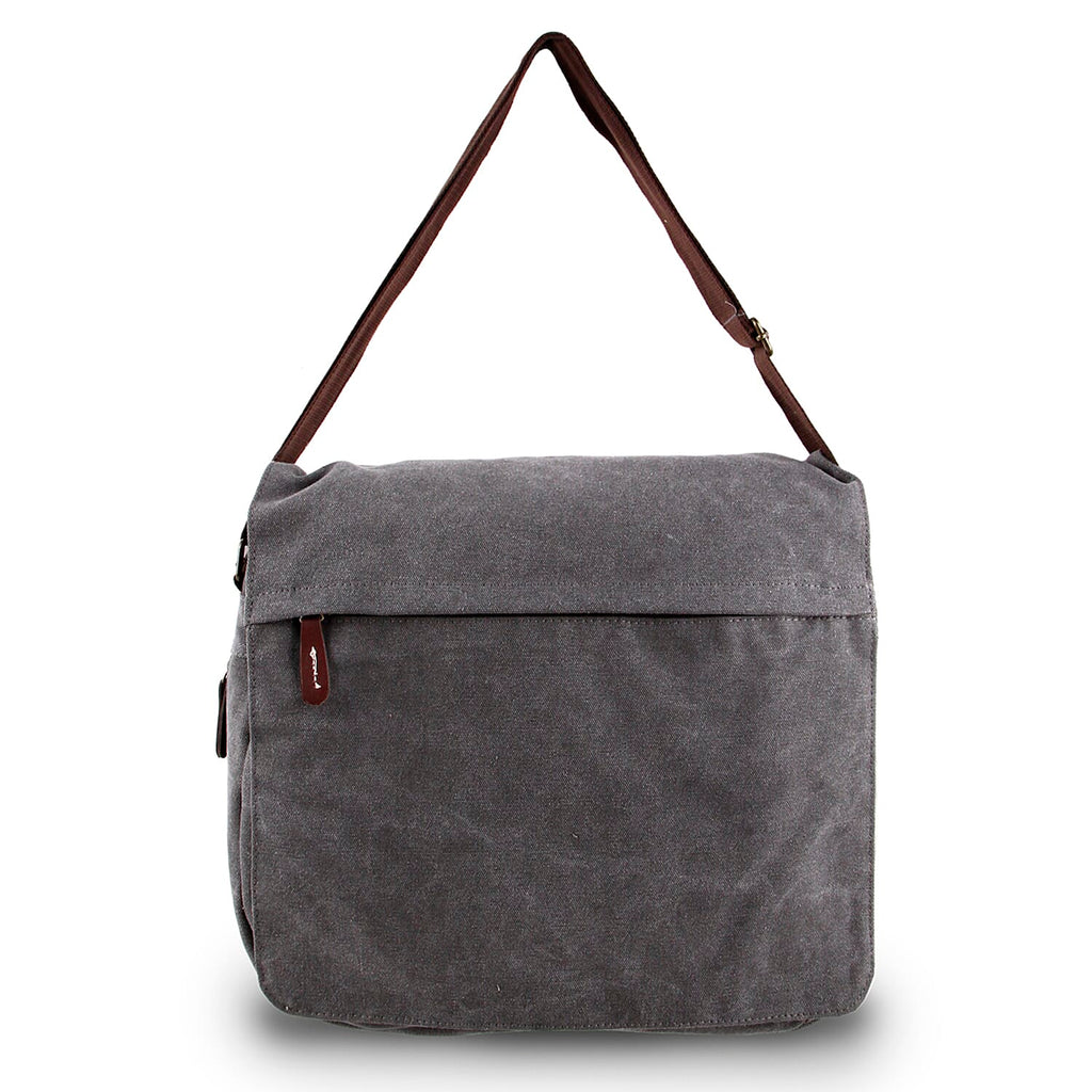 IW Canvas Luggage and Handbag Set (Size 36x9x39 cm) - Grey