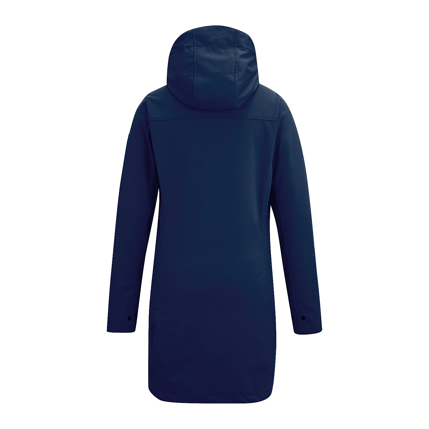 Regatta Womens Softshell Waterproof Longline Jacket with Detachable Hood (Size 12) - Navy