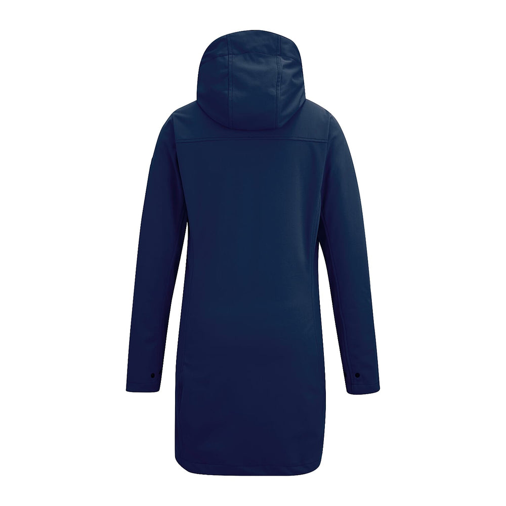 Regatta Womens Softshell Waterproof Longline Jacket with Detachable Hood (Size 14) - Navy