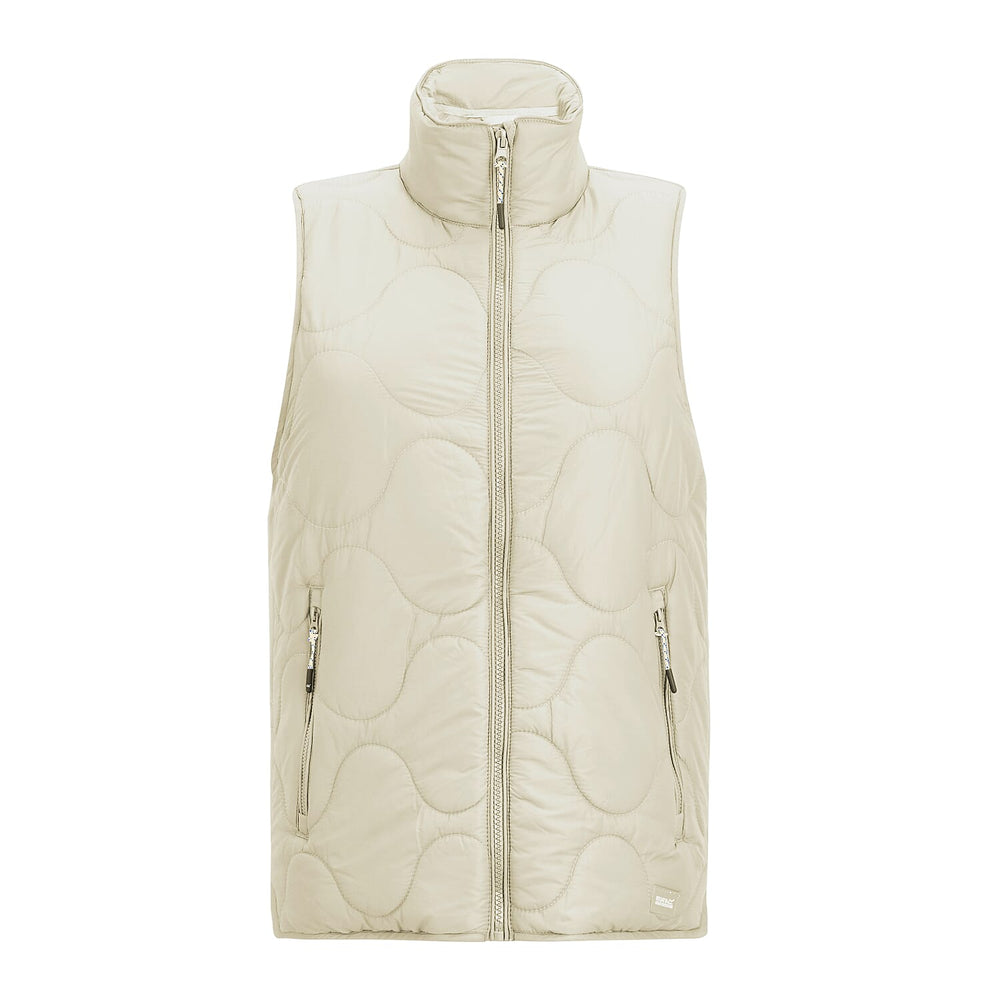 Regatta Womens Quilted Gilet with Water-Repellent Finish (Size 12) - Cream