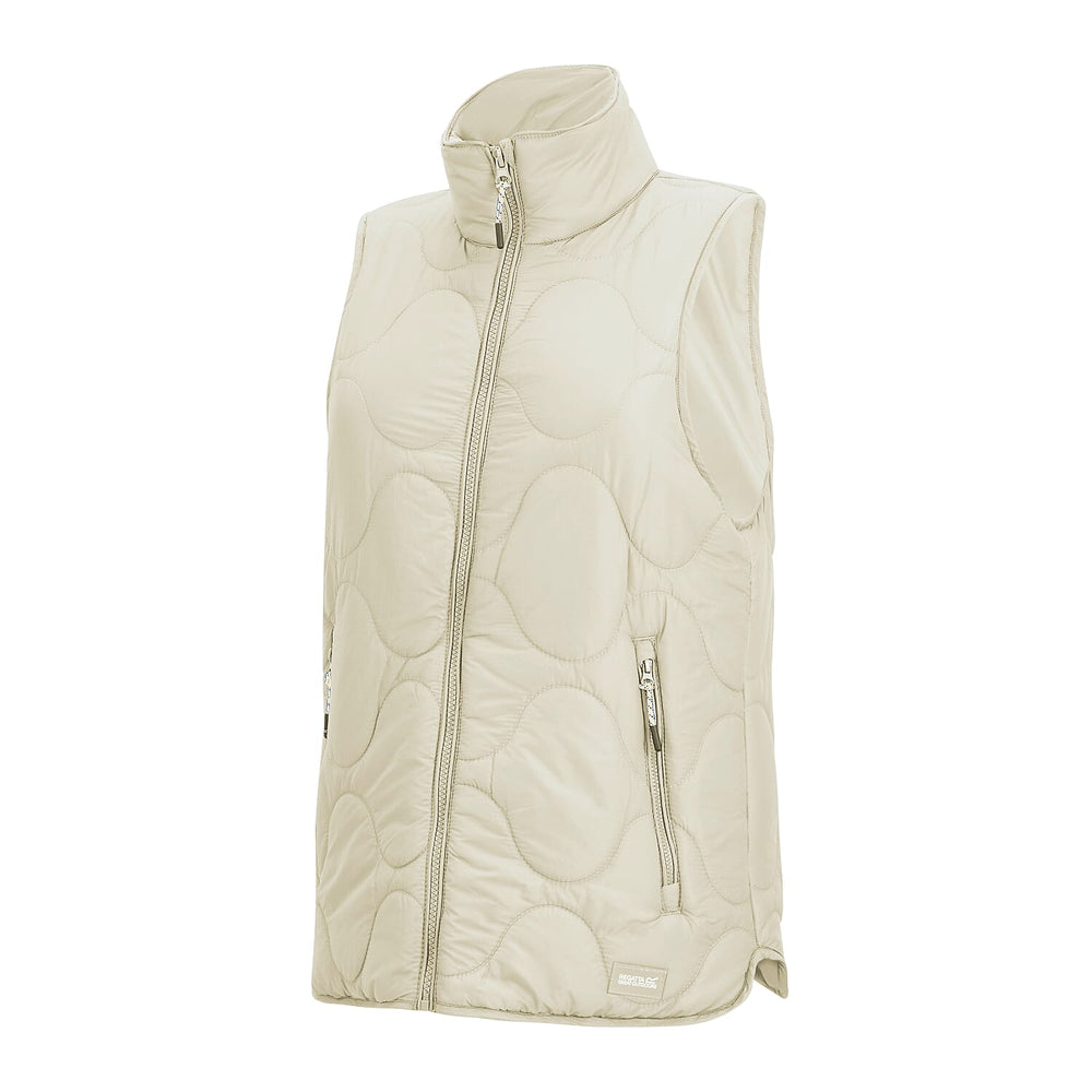 Regatta Womens Quilted Gilet with Water-Repellent Finish (Size 12) - Cream