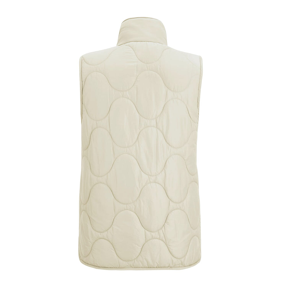 Regatta Womens Quilted Gilet with Water-Repellent Finish (Size 12) - Cream