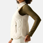 Regatta Womens Quilted Gilet with Water-Repellent Finish (Size 14) - Cream