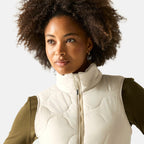 Regatta Womens Quilted Gilet with Water-Repellent Finish (Size 14) - Cream