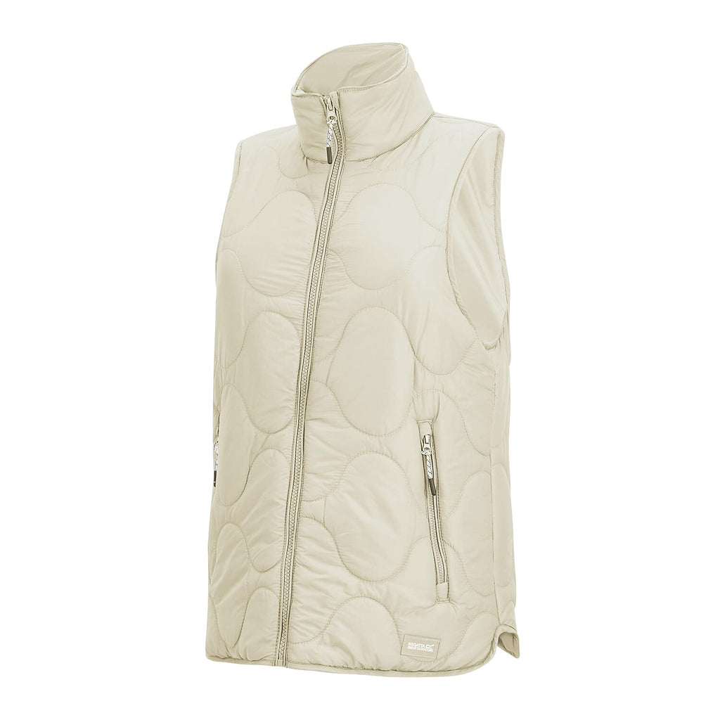 Regatta Womens Quilted Gilet with Water-Repellent Finish (Size 14) - Cream